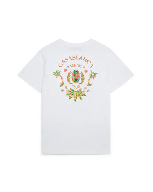 CASABLANCA Joyaux D'Afrique Tennis Club T-Shirt White