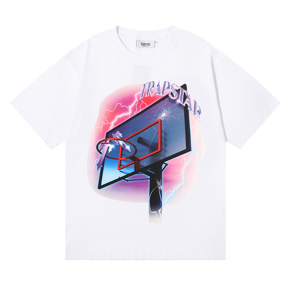 Trapstar Lightning Basketball White T-Shirt