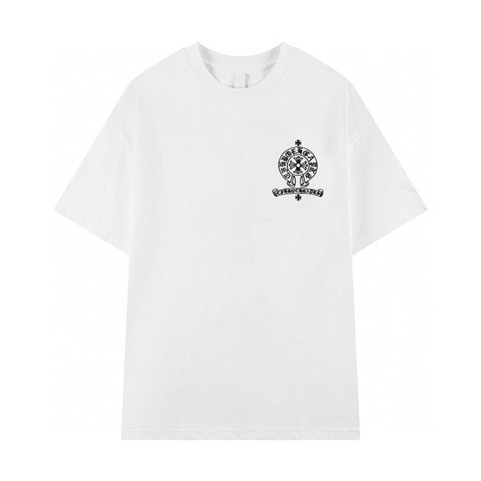Chrome Hearts - Double Cross Logo T-Shirt White