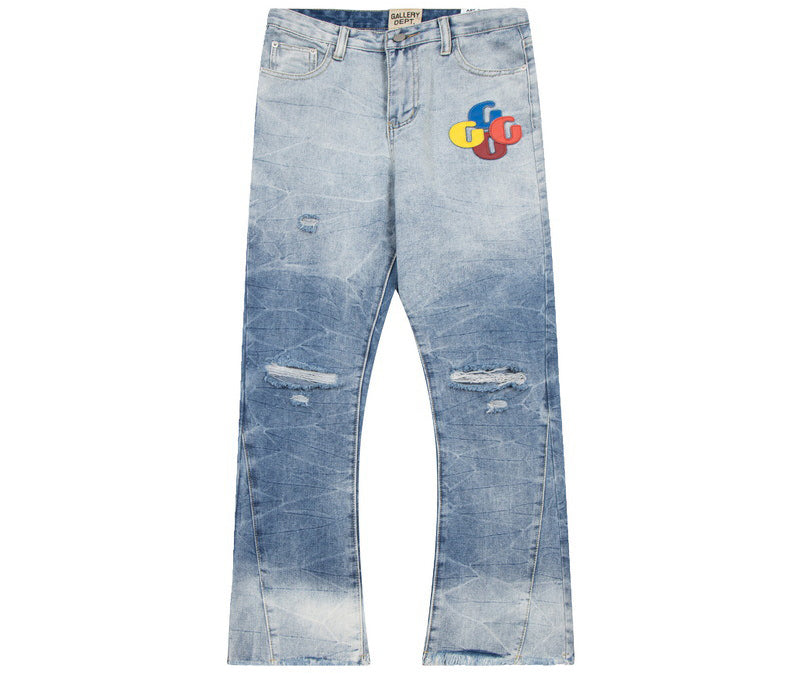 GALLERY DEPT Spring Colorful Letter Jean