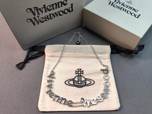 Vivienne Westwood Small logo Necklace Silver