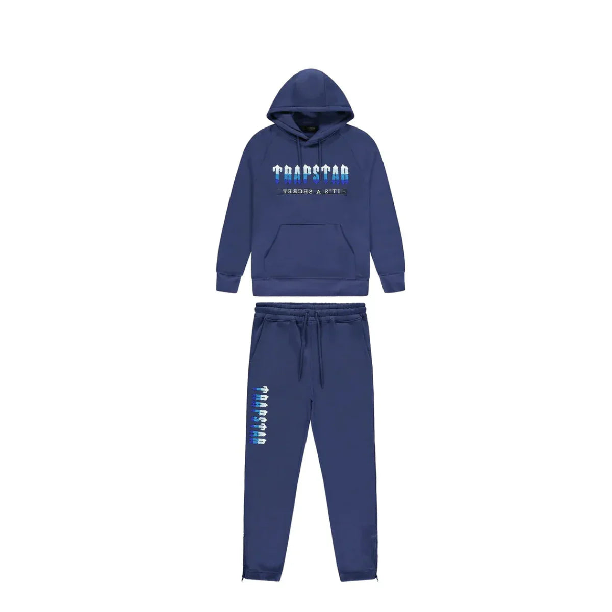 Trapstar Chenille Decoded 2.0 Hooded Tracksuit Mediaval navy