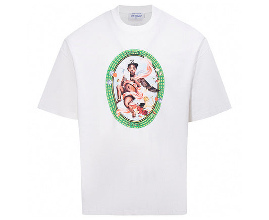 Off-White Fresco Oval T-shirt | White
