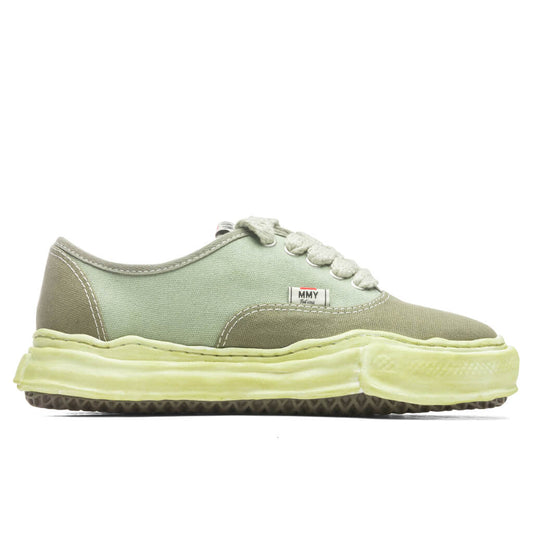 Maison Mihara Yasuiro Baker OG Sole Over Dyed Canvas Low Green