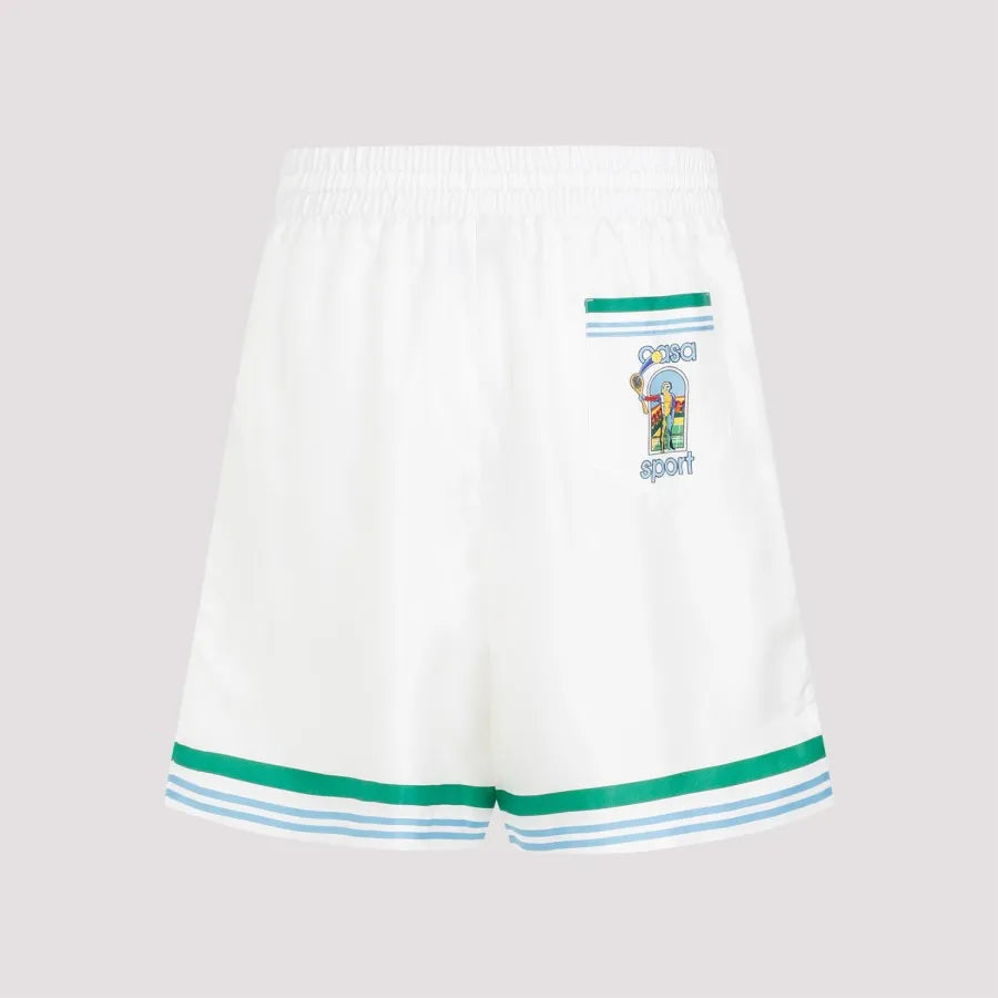 CASABLANCA 'Le Jeu Colorè' Silk Short