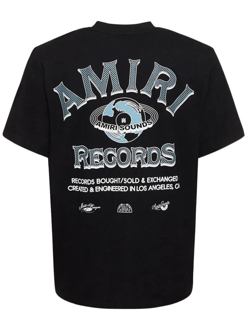 AMIRI Global Records Tee Black