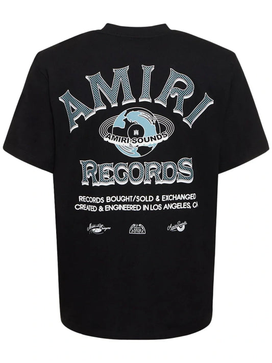 AMIRI Global Records Tee Black