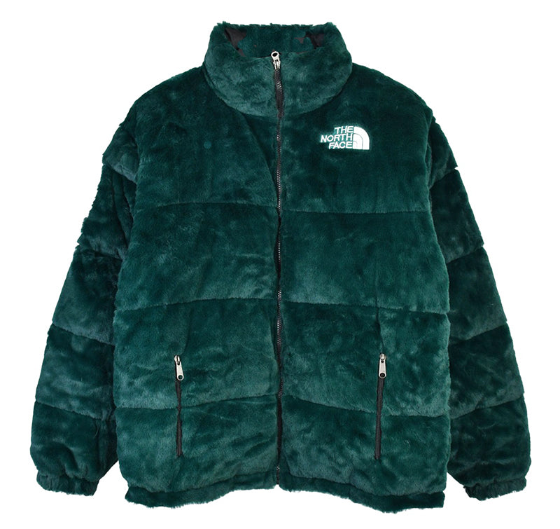 SUPREME X The North Face Faux-Fur Jacket Green