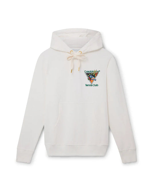 Casablanca Tennis Club Icon Hoodie White