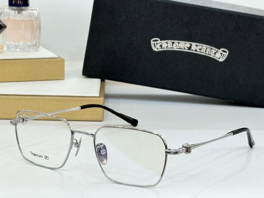 Chrome Hearts Titanium Frame Glasses Silver