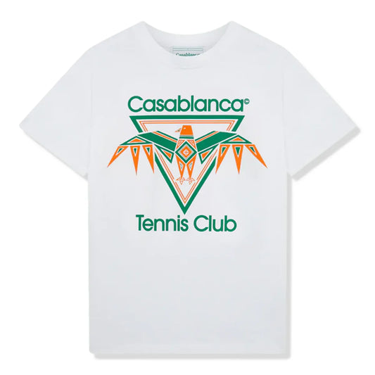 CASABLANCA Playful Eagle Print T-Shirt White