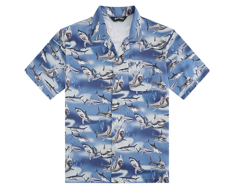 Palm Angels Sharks Bowling Shirt