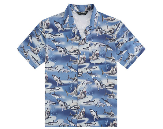 Palm Angels Sharks Bowling Shirt