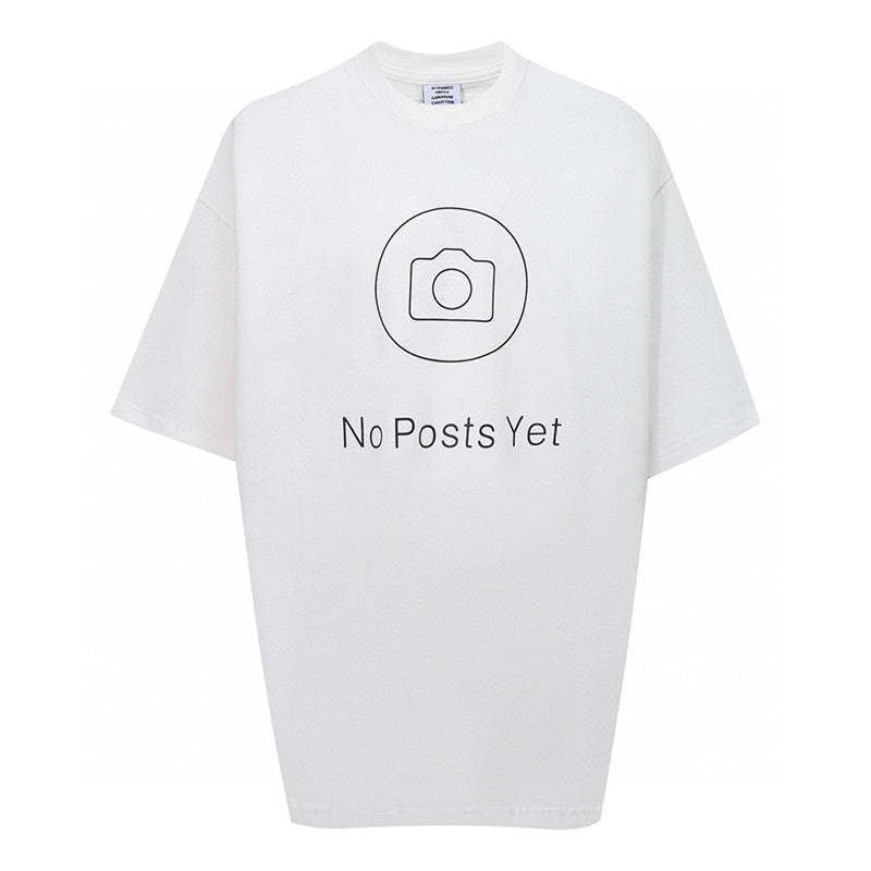 VETEMENTS No Posts Yet T-shirt | White