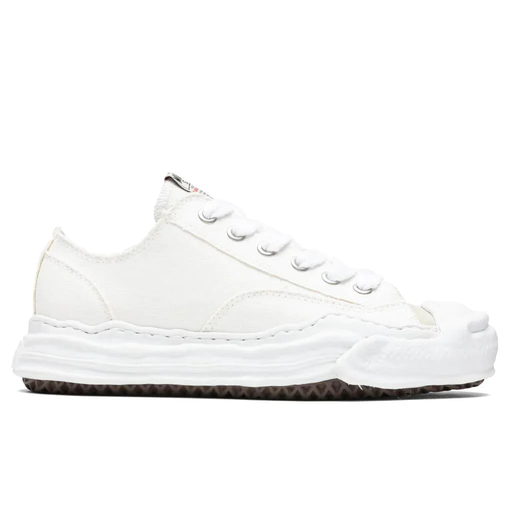 Maison Mihara Yasuiro Hank Low OG Sole Toe Cap Canvas - White