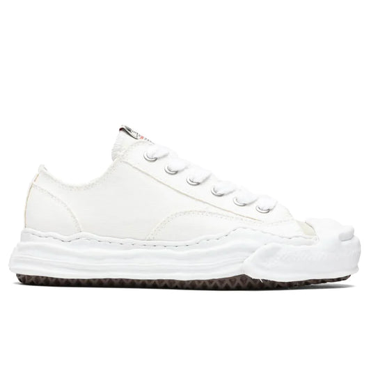 Maison Mihara Yasuiro Hank Low OG Sole Toe Cap Canvas - White