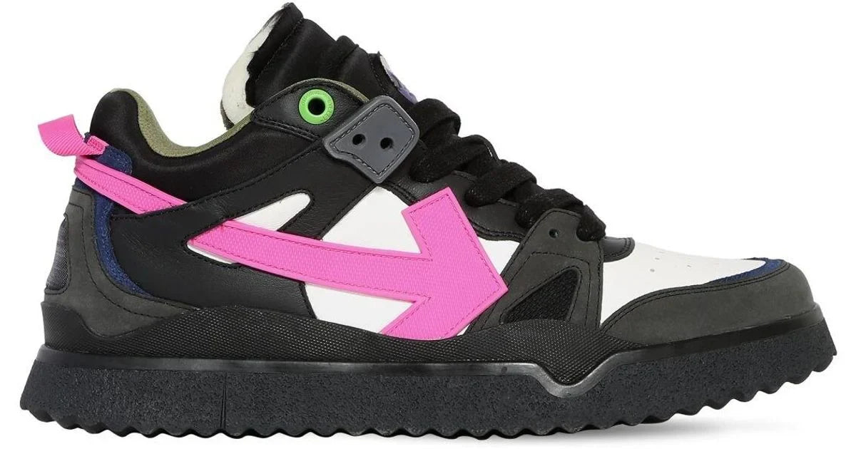 Off-White New Mid Sponge 'Black Fuchsia'