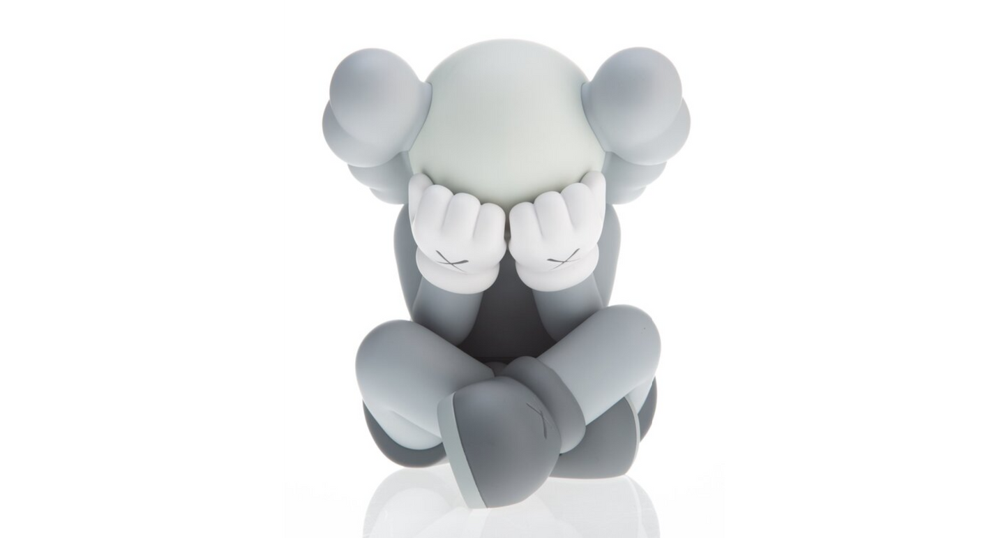 KAWS Separated Vinyl Figure Grey