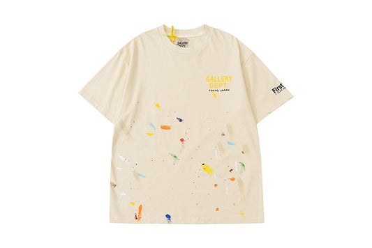 Gallery Dept 'Splash Ink' T Shirt White