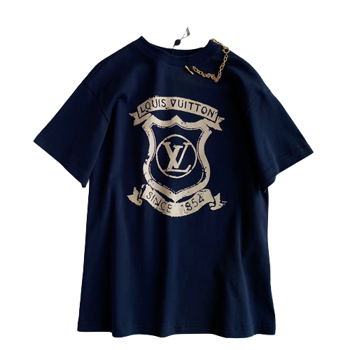 Louis Vuitton Coat Of Arms T-Shirt Navy
