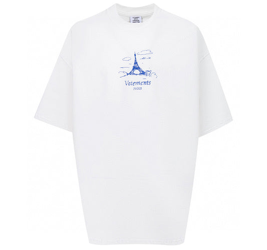 VETEMENTS Eiffel Tower T-shirt | White