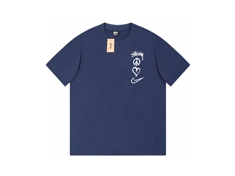 Nike x Stussy Peace, Love, Swoosh T-shirt Navy