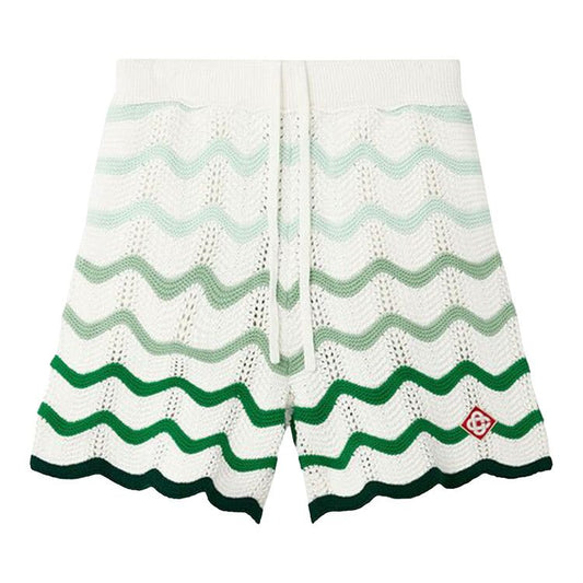 CASABLANCA Gradient Wave Texture Shorts