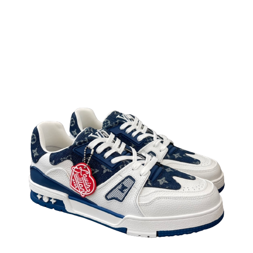 Louis Vuitton LV Made Trainer Monogram Denim White Blue