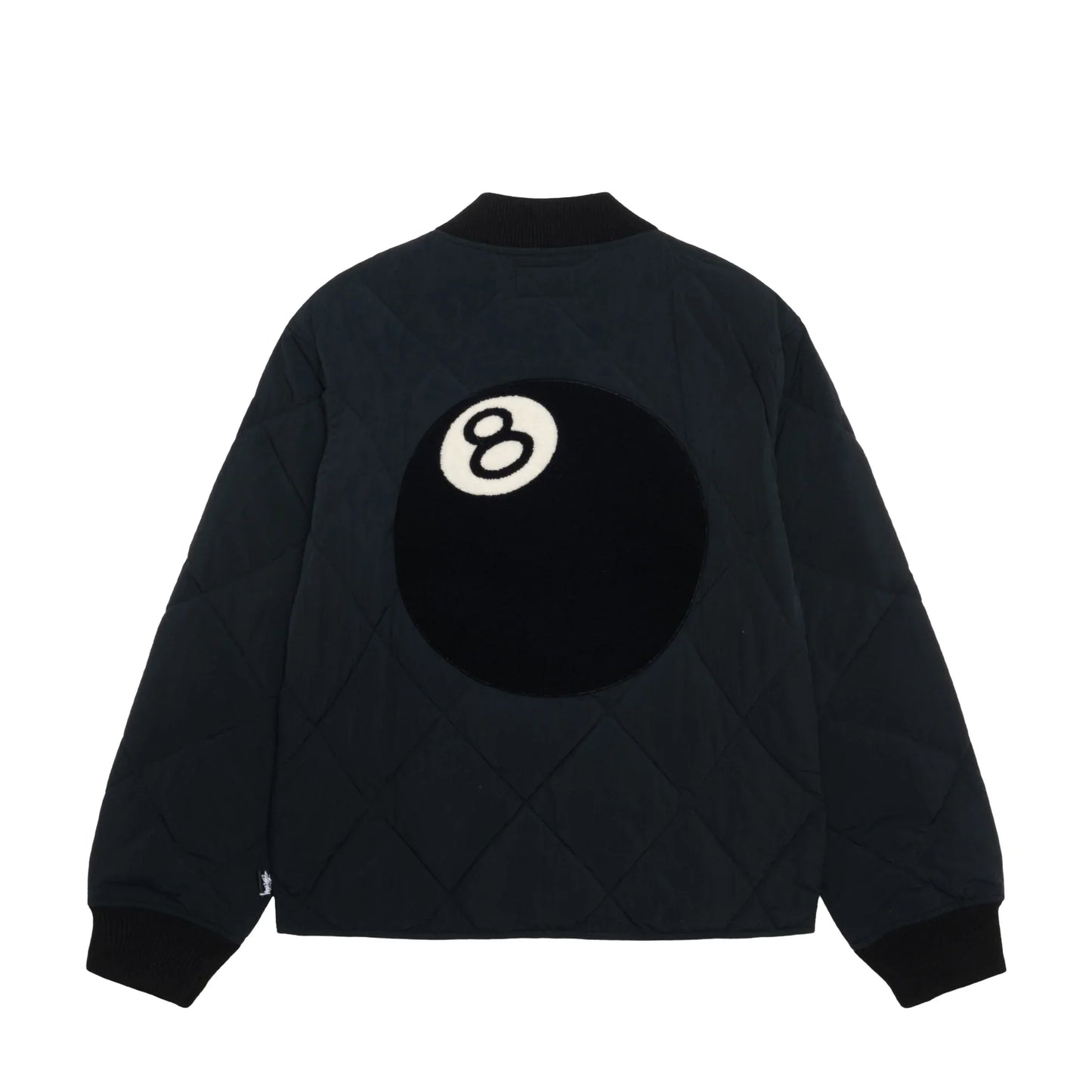 Stüssy 8 BALL QUILTED LINER JACKET (Black)