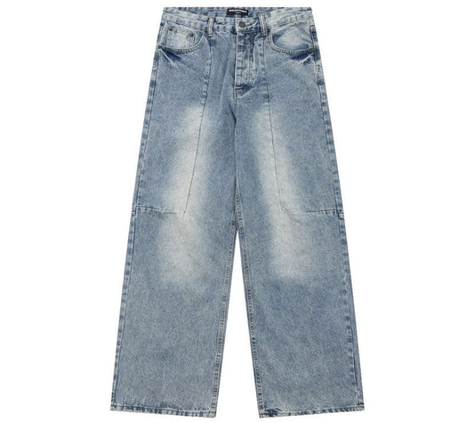 Balenciaga Blue Baggy Jeans