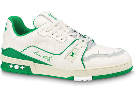 Louis Vuitton Trainer #54 Signature White Green