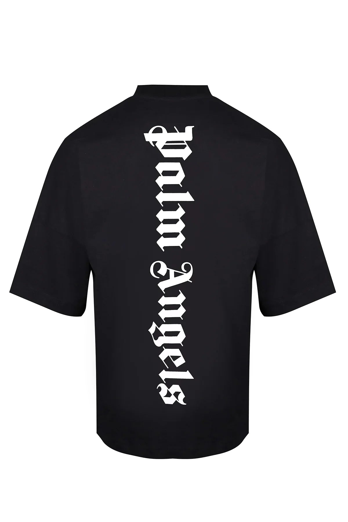 Palm Angels Vertical Logo T Shirt Black
