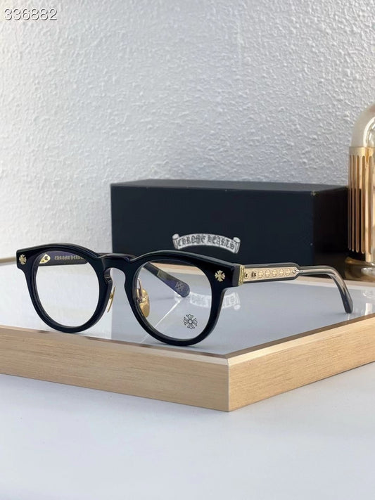 Chrome Hearts Dingalonglinglong Glasses Black/Gold