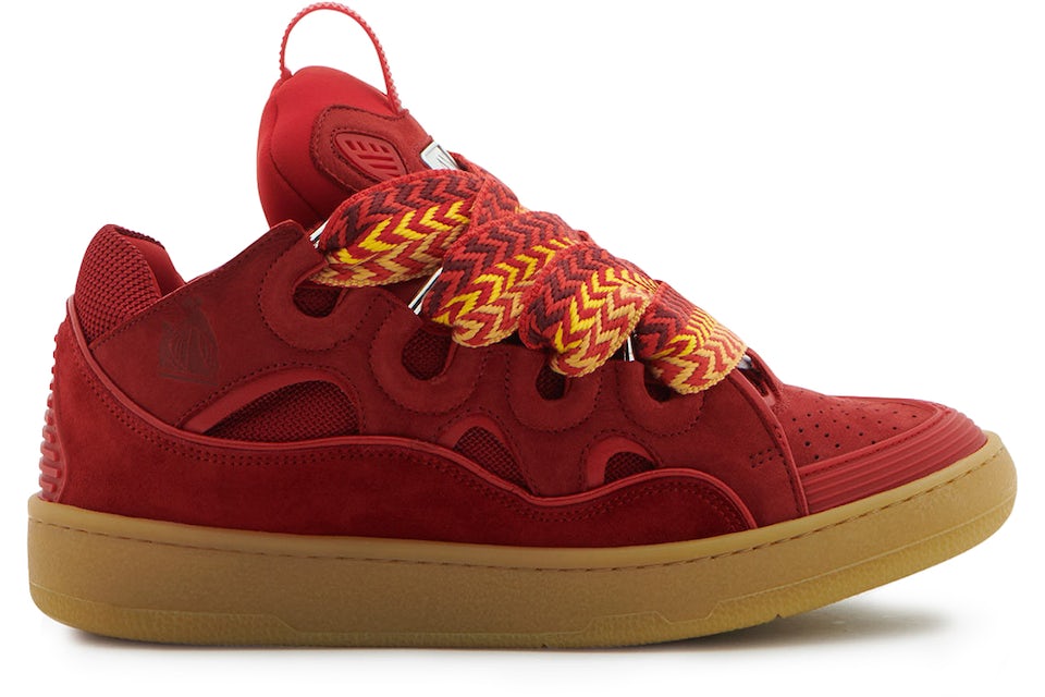 Lanvin Curb Sneaker Poppy Red