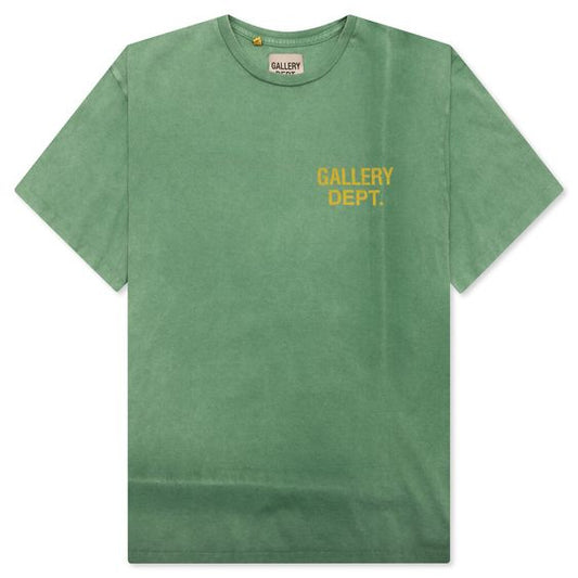 GALLERY DEPT. Vintage Logo Painted T-Shirt Green