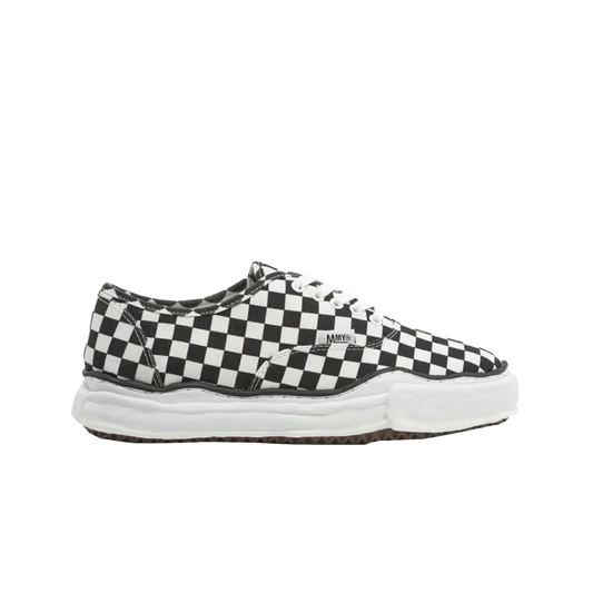 Maison Mihara Yasuiro Baker OG Sole Canvas Low Multi Check Black/White