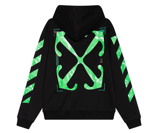 Off-White c/o Virgil Abloh Moon Cam Arrow Skate Hoodie Black
