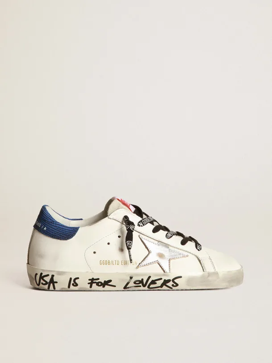 Golden Goose LTD Super-Stars with handwritten lettering