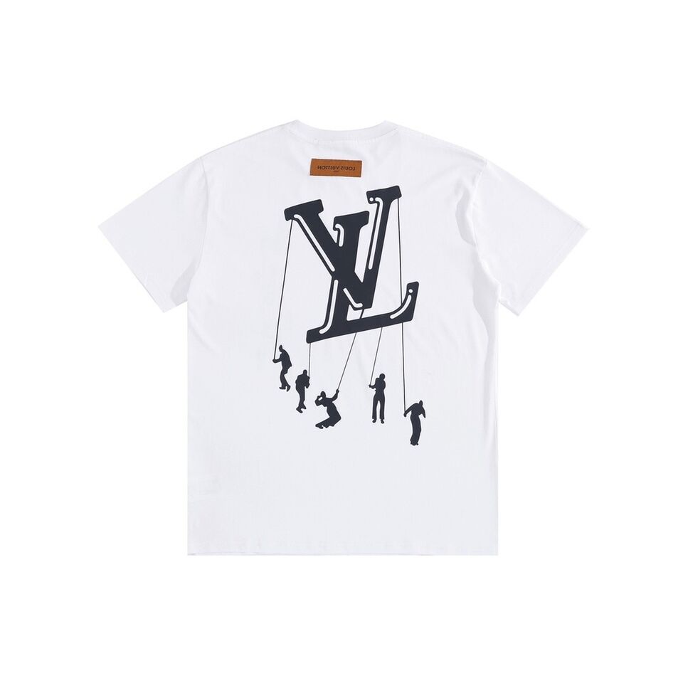 Louis Vuitton Floating LV printed T shirt White