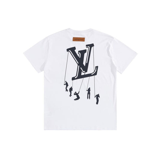 Louis Vuitton Floating LV printed T shirt White