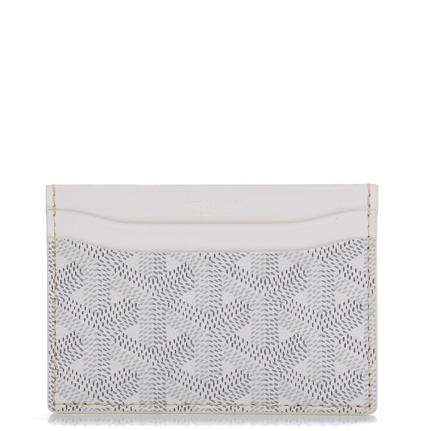 Goyard Saint Sulpice White in Canvas/Calfskin