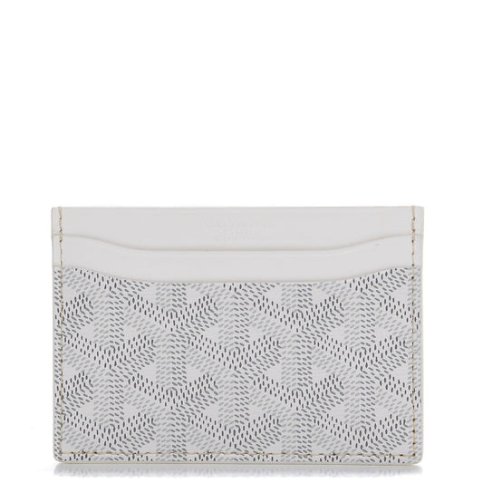 Goyard Saint Sulpice White in Canvas/Calfskin