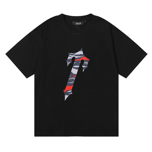 Trapstar Irongate Camo T Tee Black/Infrared Edition