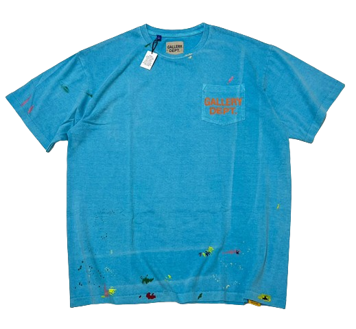 GALLERY DEPT. Vintage Logo Painted T-Shirt Blue