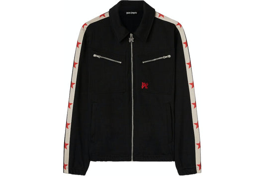 Palm Angels x Moneygram Haas F1 Team Track Jacket Black Red White