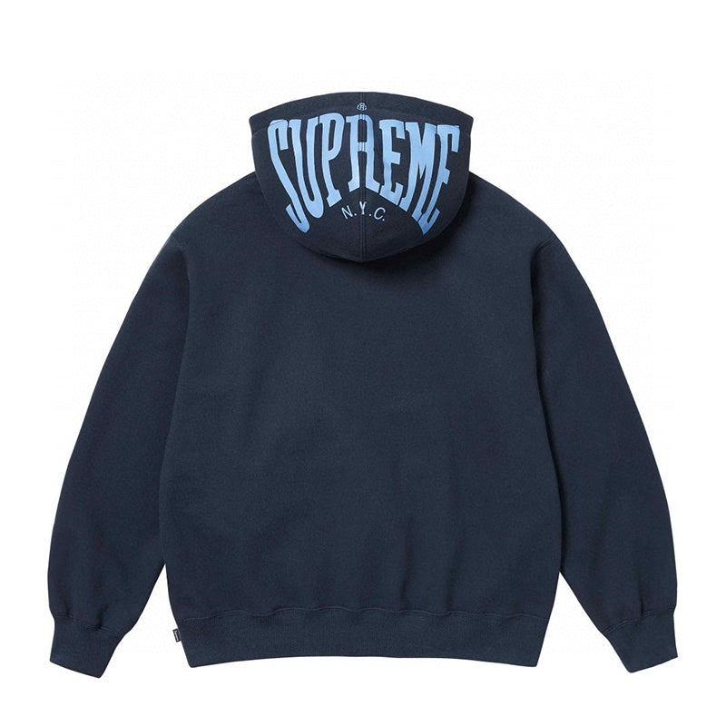 Supreme Warm Up Hooded Sweatshirt (SS24) Navy