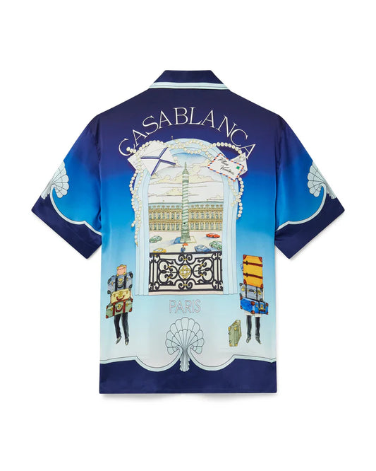 CASABLANCA Place Vendome Silk Shirt