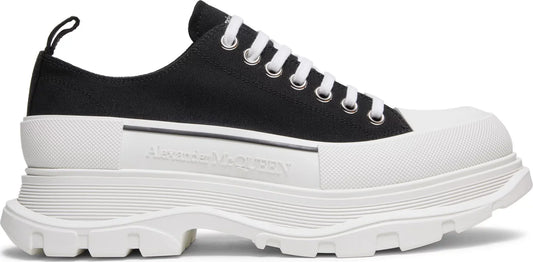 Alexander McQueen Tread Slick Lace Up 'Black White'