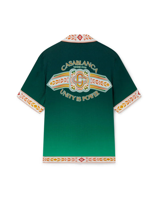 CASABLANCA Unity Is Power Silk Shirt