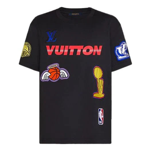 Louis Vuitton x NBA Crossover Round Neck Printing TShirt